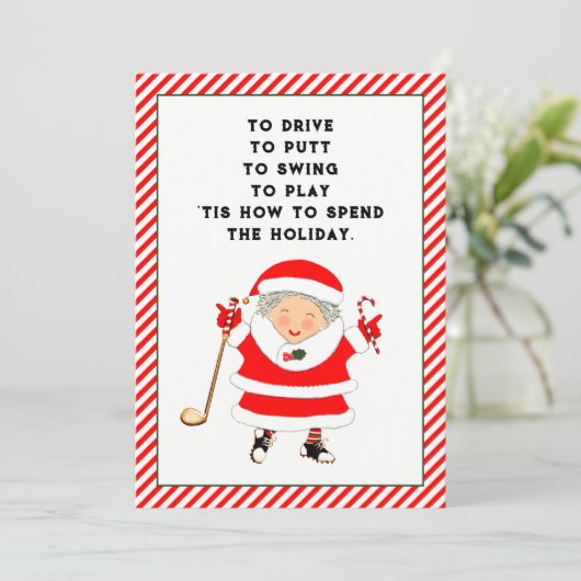 Weihnachtskarten Feiertagskarte (Stehend Vorderseite)