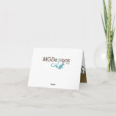 Weihnachtskarten Feiertagskarte (Rückseite)