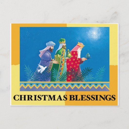 Weihnachtskarten Feiertagspostkarte (Vorderseite)