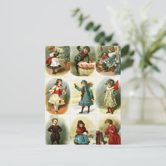 Weihnachtskarten Feiertagspostkarte (Stehend Vorderseite)