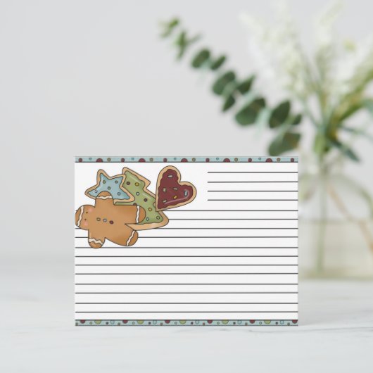 Weihnachtskarten Feiertagspostkarte (Stehend Vorderseite)