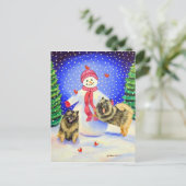 Weihnachtskarten Feiertagspostkarte (Stehend Vorderseite)