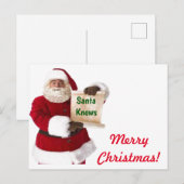 Weihnachtskarten Feiertagspostkarte (Vorne/Hinten)