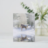 Weihnachtskarten Feiertagspostkarte (Stehend Vorderseite)