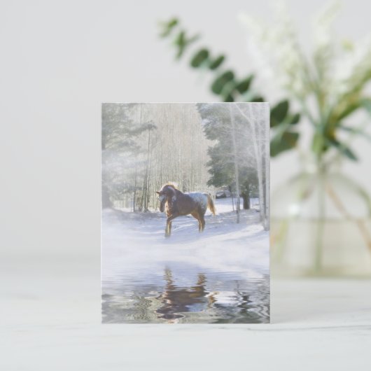 Weihnachtskarten Feiertagspostkarte (Stehend Vorderseite)