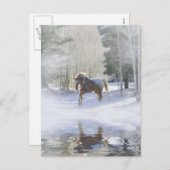 Weihnachtskarten Feiertagspostkarte (Vorne/Hinten)