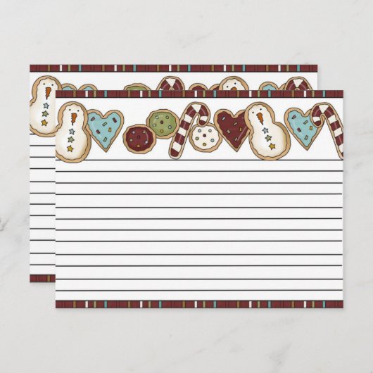 Weihnachtskarten Feiertagspostkarte (Vorne/Hinten)