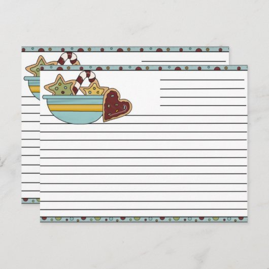 Weihnachtskarten Feiertagspostkarte (Vorne/Hinten)