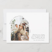 Weihnachtskarten | Ferienkarte für Minimalistische Einladung (Vorderseite)