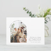 Weihnachtskarten | Ferienkarte für Minimalistische Einladung (Stehend Vorderseite)