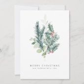 Weihnachtskarten | Ferienkarte für Minimalistische Einladung (Vorderseite)