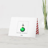 Weihnachtskarten fischen feiertagskarte (Rückseite)