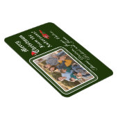 Weihnachtskarten-Foto Magnet (Rechte Seite)