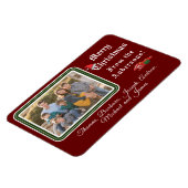 Weihnachtskarten Foto Magnet (Linke Seite)