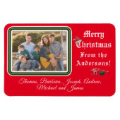 Weihnachtskarten Foto Magnet (Horizontal)