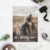 Weihnachtskarten Foto Weiß Dankeskarte