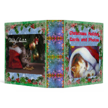 Weihnachtskarten Fotos Album 3 Ring Binder