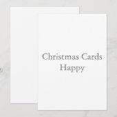 Weihnachtskarten froh feiertagskarte (Vorne/Hinten)