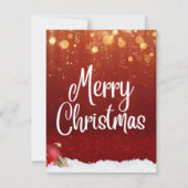 Weihnachtskarten - Frohe Weihnachtskarte Feiertagskarte (Vorderseite)