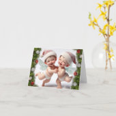 Weihnachtskarten für Baby Karte (Gelbe Blume)