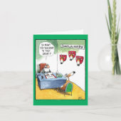 Weihnachtskarten für Cartoon - Beschwerdeführerin  Karte (Vorderseite)