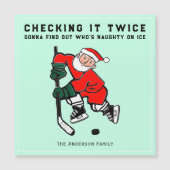 Weihnachtskarten für Creative Hockey Magnetkarte (Vorderseite)