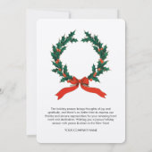 Weihnachtskarten für das Corporate Business (Rückseite)