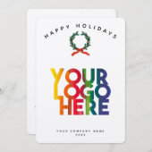 Weihnachtskarten für das Corporate Business (Vorne/Hinten)