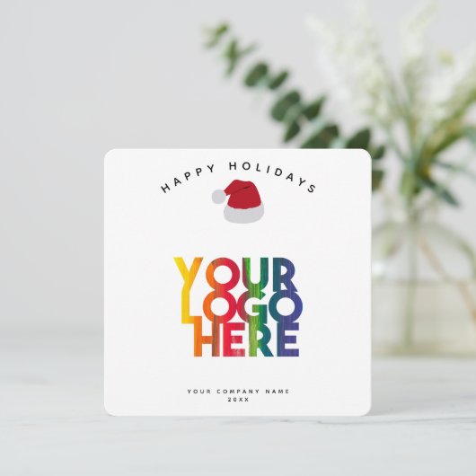 Weihnachtskarten für das Corporate Business (Stehend Vorderseite)