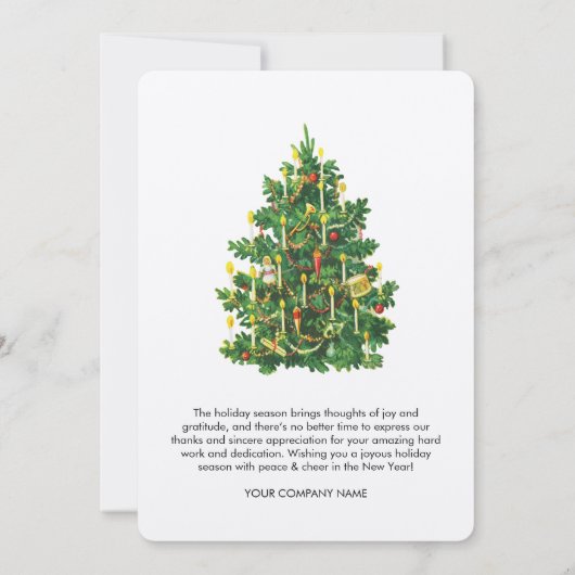 Weihnachtskarten für das Corporate Business (Rückseite)