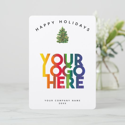 Weihnachtskarten für das Corporate Business (Stehend Vorderseite)