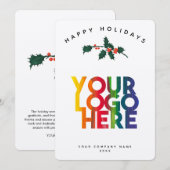 Weihnachtskarten für das Corporate Business (Vorne/Hinten)