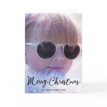 Weihnachtskarten für das personalisierte Foto
