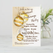 Weihnachtskarten für die Party Einladung (Stehend Vorderseite)