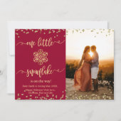 Weihnachtskarten für Fotos Ankündigung (Vorderseite)