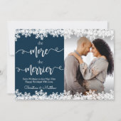 Weihnachtskarten für Fotos Ankündigung (Vorderseite)