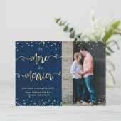 Weihnachtskarten für Fotos Ankündigung (Stehend Vorderseite)