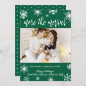 Weihnachtskarten für Fotos Einladung (Vorne/Hinten)