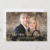 Weihnachtskarten für Fotos Einladung (Vorderseite)