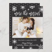 Weihnachtskarten für Fotos Einladung (Vorne/Hinten)