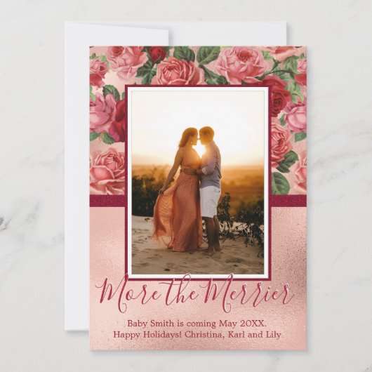 Weihnachtskarten für Fotos Einladung (Vorderseite)