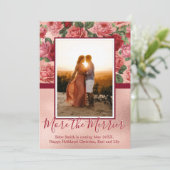 Weihnachtskarten für Fotos Einladung (Stehend Vorderseite)