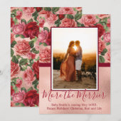 Weihnachtskarten für Fotos Einladung (Vorne/Hinten)