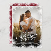 Weihnachtskarten für Fotos Einladung (Vorne/Hinten)