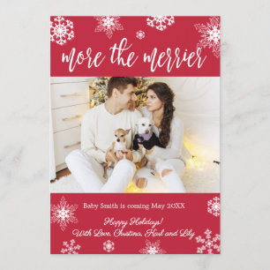 Weihnachtskarten für Fotos Einladung