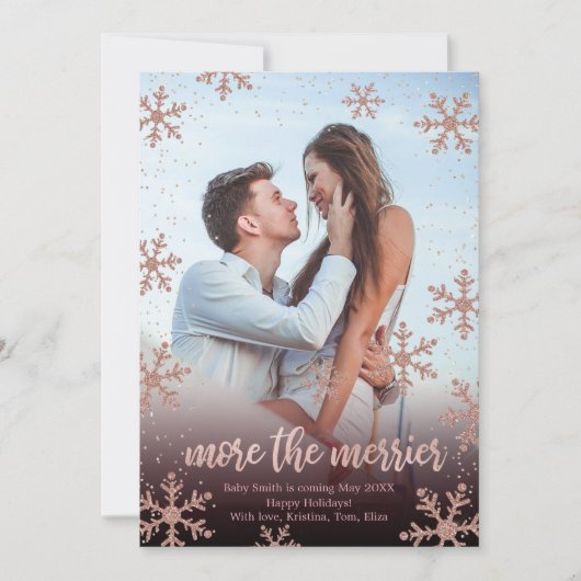 Weihnachtskarten für Fotos Einladung (Vorderseite)