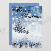 Weihnachtskarten für Fotos Feiertagskarte (Vorne/Hinten)