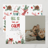 Weihnachtskarten für Fotos Feiertagskarte (Vorne/Hinten)