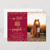 Weihnachtskarten für Fotos Feiertagspostkarte (Vorne/Hinten)