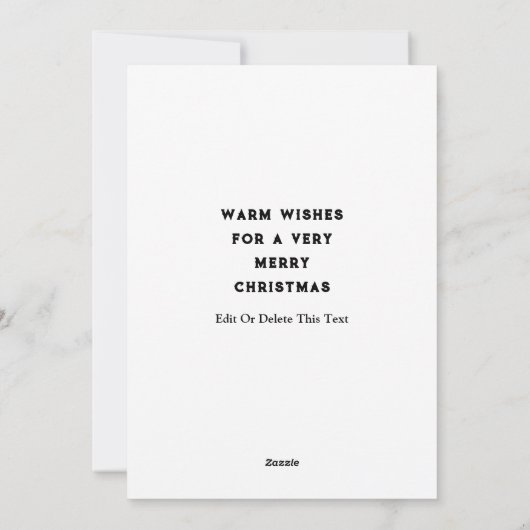 Weihnachtskarten für Fußball Feiertagskarte (Rückseite)